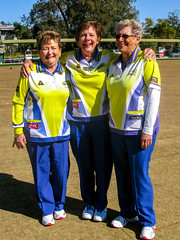 Club Championship Triples 2015 Winners - Barbara Bennett, Barbara Bell & Narelle Mullen